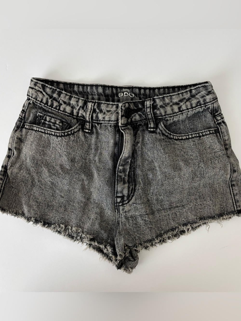 BDG High Rise Dree Cheeky Cutoff Jean Shorts Womens 27